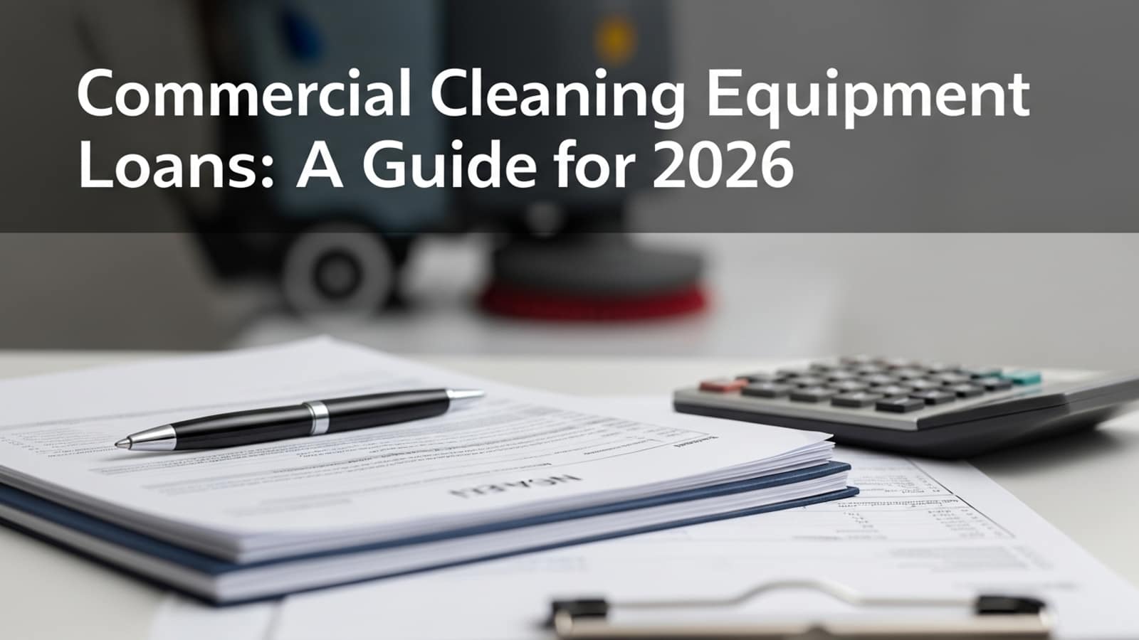 Illustration: Commercial Cleaning Equipment Loans: A Guide for 2026