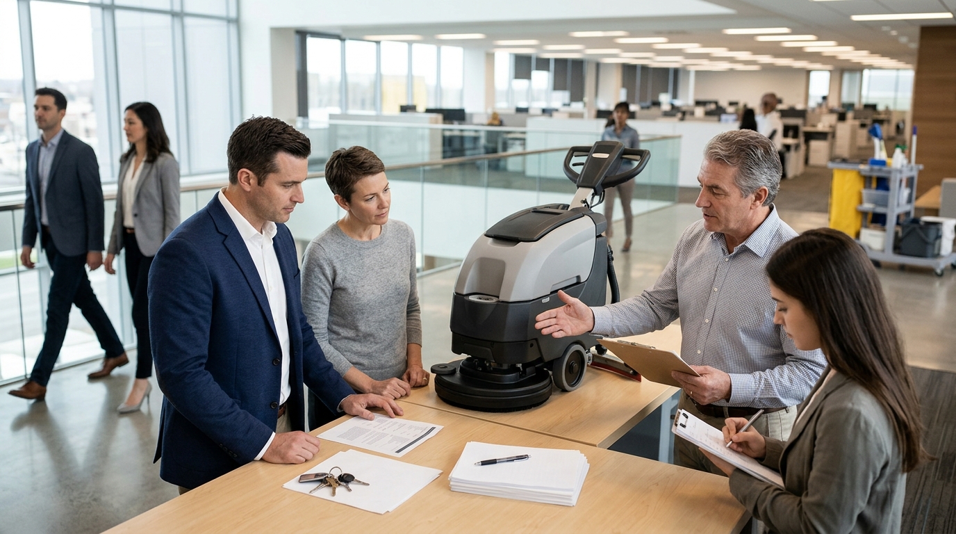 Illustration: Leasing vs. Buying Cleaning Equipment: The 2026 Owner’s Playbook